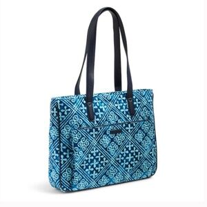 NWT Vera Bradley Commuter Tote Cuban Tiles Travel Computer